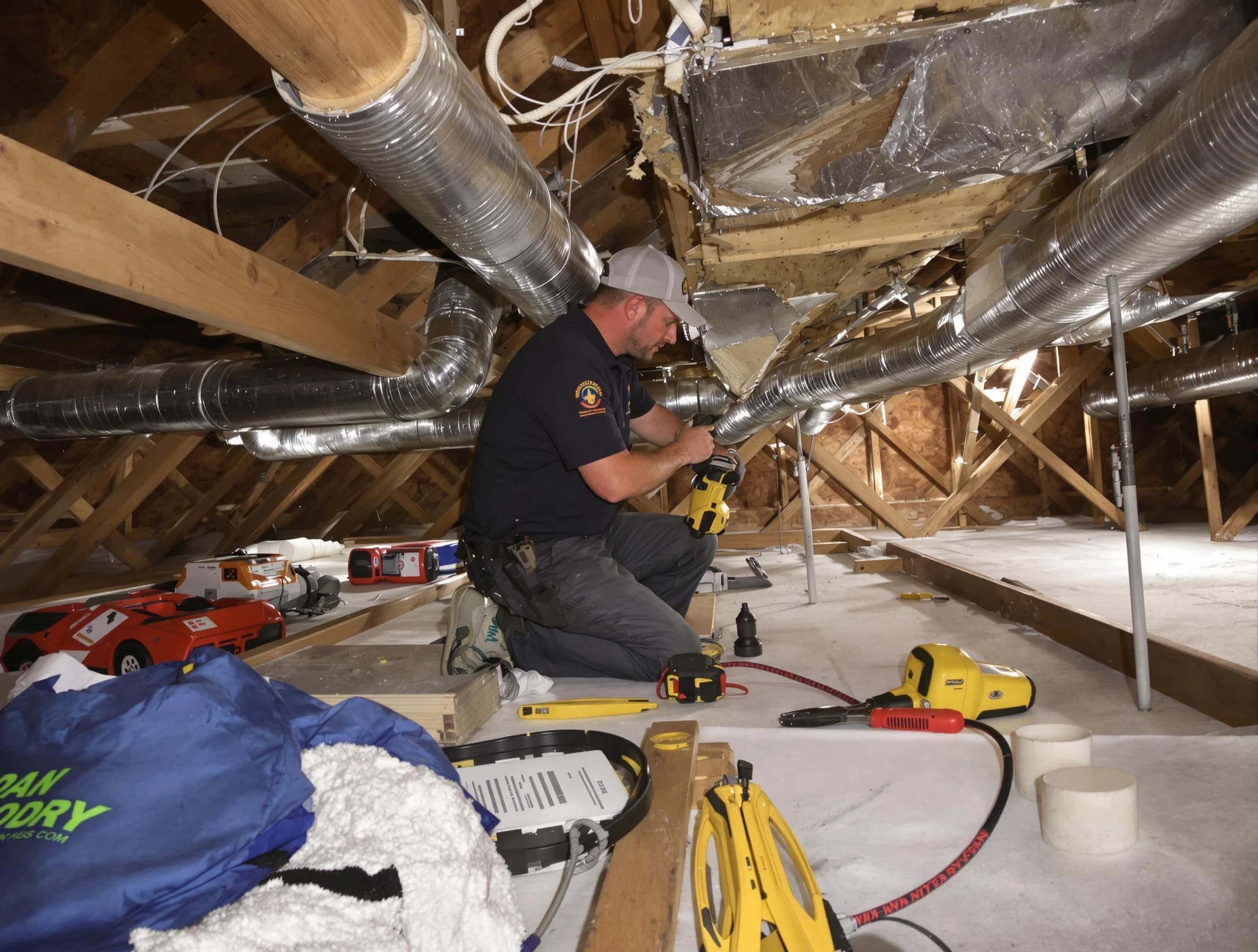 Professional air duct repair by Brandermill Air Duct Cleaning in Brandermill