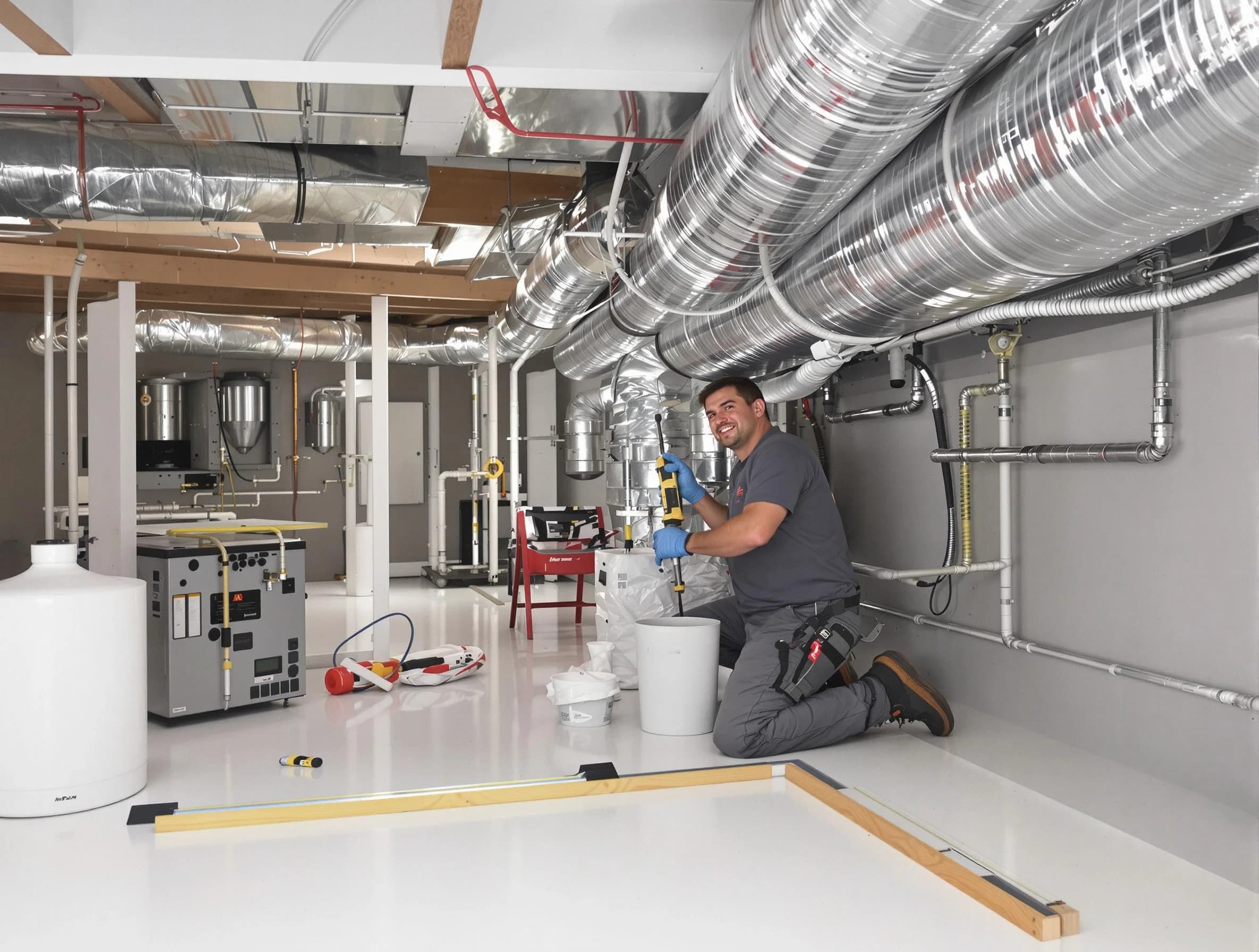 Professional duct sealing service by Brandermill Air Duct Cleaning in Brandermill