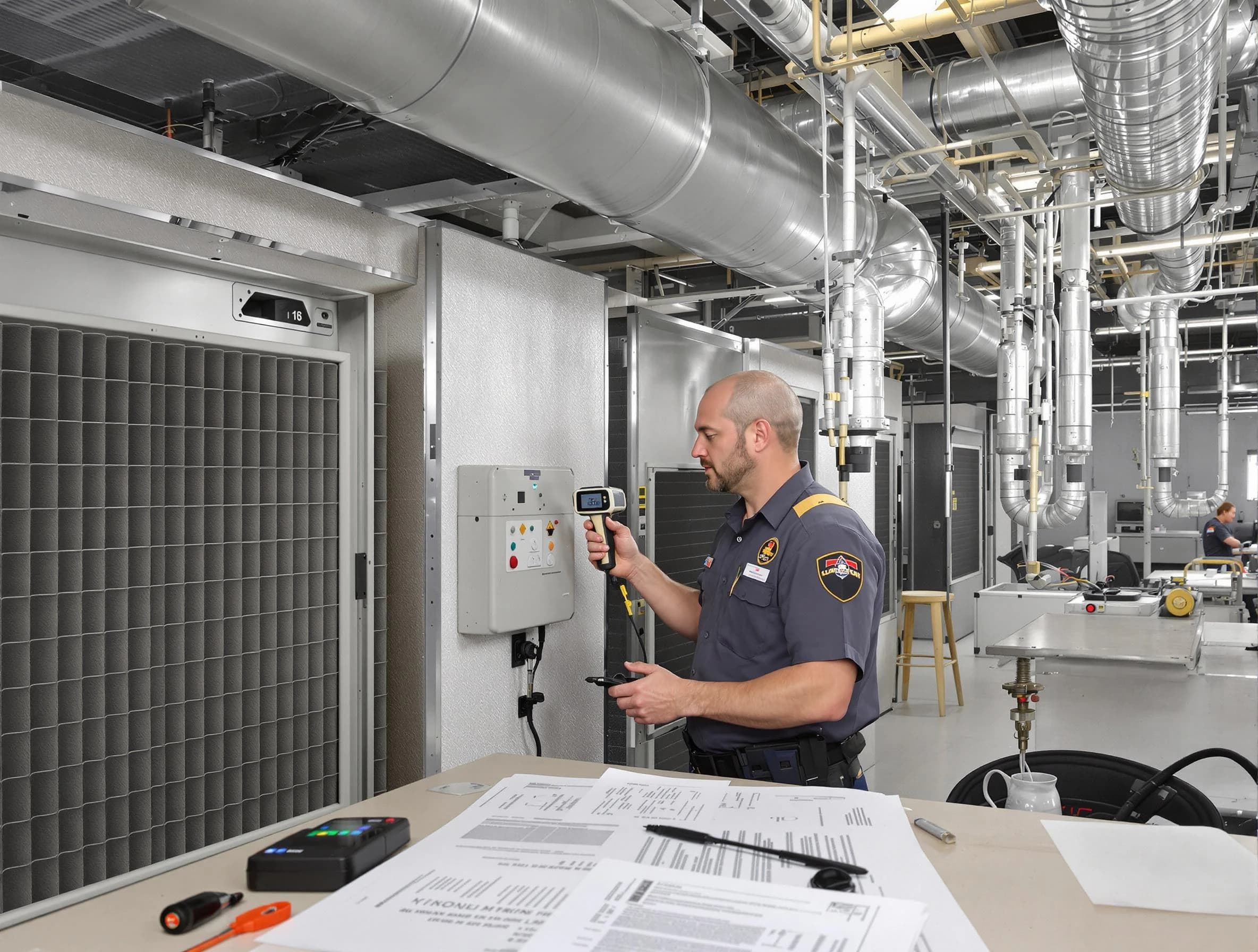 Professional filter system inspection by Brandermill Air Duct Cleaning in Brandermill