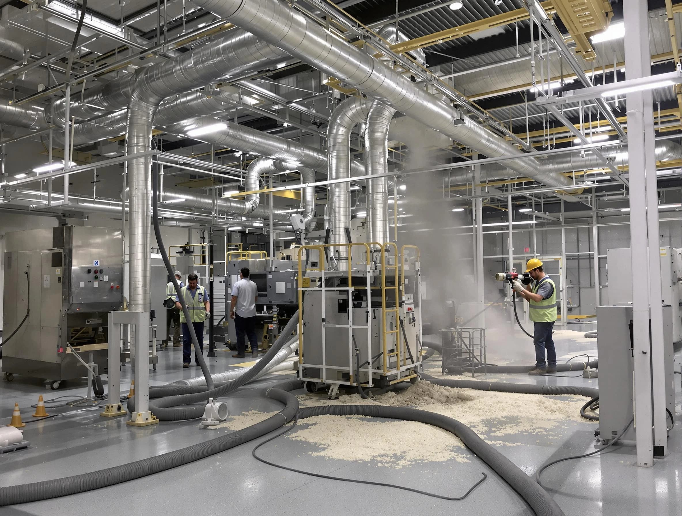 Heavy-duty industrial duct cleaning by Brandermill Air Duct Cleaning in Brandermill