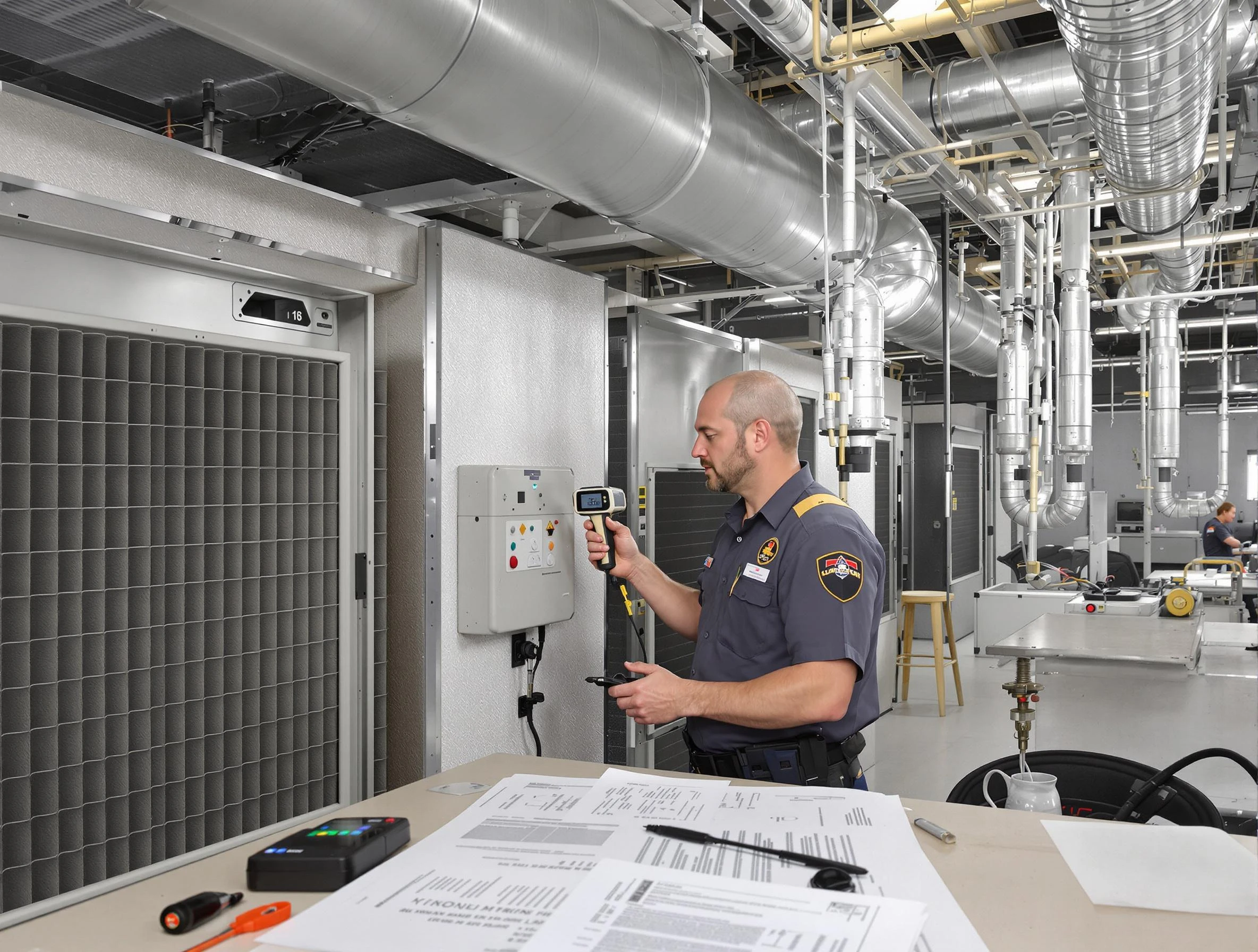 Professional filter system inspection by Brandermill Air Duct Cleaning in Brandermill