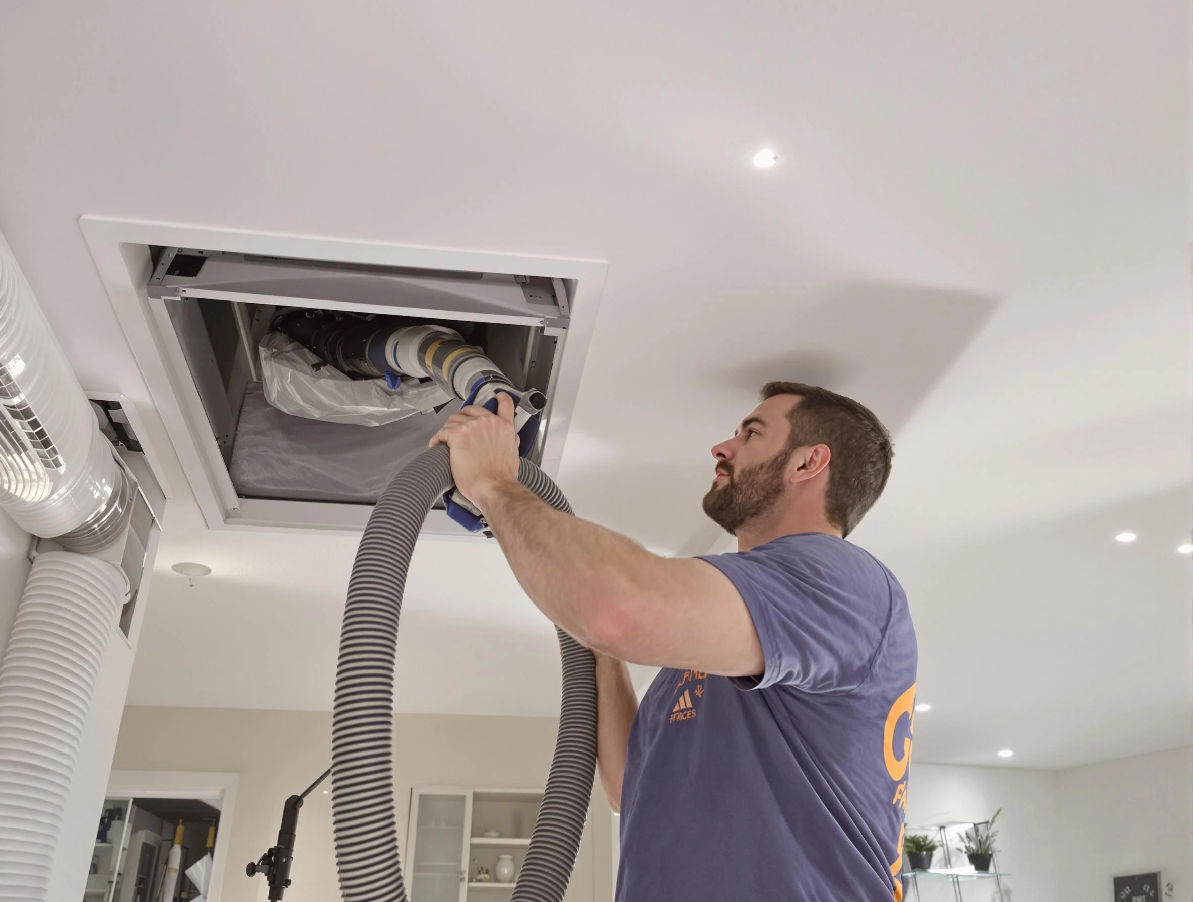 Precision indoor duct cleaning by Brandermill Air Duct Cleaning in Brandermill